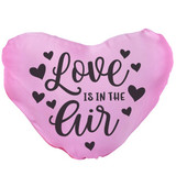 ''Love Is In The Air'' Printed Heart Cushion Gift