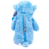 Cute Soft Plush Monkey Pencil Case Purse - Cream