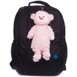 Cute Soft Plush Monkey Pencil Case Purse - Gray