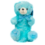 Cute Soft Plush Teddy Pencil Case Purse - blue Cute Soft Plush Teddy Pencil Case Purse - blue