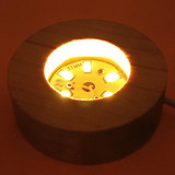 Couple's Love Crystal Lamp With Wooden Base