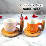 Royalty in Love: King Queen Printed Mug Combo With Couple Name Royalty in Love: King Queen Printed Mug Combo With Couple Name