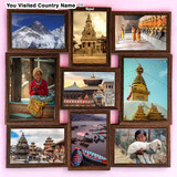 World Explorer Photo Frame with 9 Photos