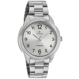 Titan Brass Case White Dial Analog Watch for Men (1585SM04)