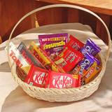 Premium Chocolates in a Basket