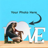 Personalized Love Shaped Photo Board