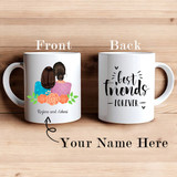 Best Friends Forever Design Mug with Name