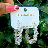 Simple Round Shape Pearl Earrings