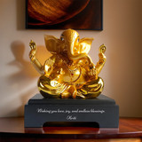 Personalized Ganesh Statue with Love, Joy, and Endless Blessings