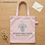 Personalized Khadi Tote Bag (Your Custom Message, Logo, Vibes, Anything to Carry Around)
