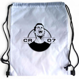 Carry the CR7 Magic With White Drawstring Bag