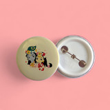 Radha Krishna Badge – Divine Love in Every Pin