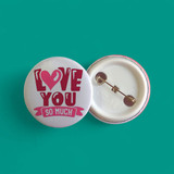 Pink Themed Badge That Symbolizes Timeless Love