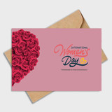 Celebrate Women's Day: Stunning Greeting Card
