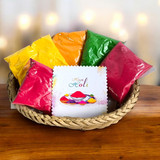 The Colorful Quartet Basket For Holi Celebration
