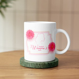 A Toast to the Woman Who Makes a Difference: White Ceramic Mug