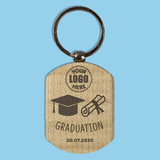 The Graduate’s Keepsake: Custom Wooden Key-ring