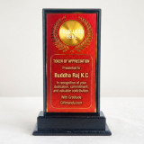 Custom Token of Appreciation Wooden Plaque