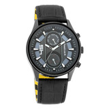 Fastrack Fastfit Analog Black Dial Leather Strap Men Watch-3224NL01