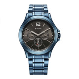 Titan Neo Splash Anthracite Dial Multi Stainless Steel Strap Watch for Men-1698QM01
