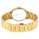 Titan Edge Stainless Steel Golden Dial Analog Men's Watch- 1843YM02