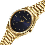 Sonata Quartz Analog Blue Dial Watch for Men -77082YM07