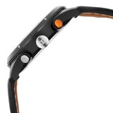 Titan Octane Black Dial Leather Strap Men's Watch -1805KL02