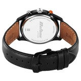 Titan Octane Black Dial Leather Strap Men's Watch -1805KL02