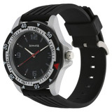 Sonata SF Quartz Analog Black Dial Plastic Strap Watch for Men