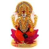 Metal Ganesh with Stones (2 inch)