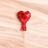 Love Heart-Shaped Balloon with Beautiful Roses Bouquet