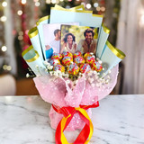 Personalized Photos & Lollipop Bouquet Gift