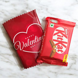 Valentine's Day Themed Chocolate Bar Wrapper