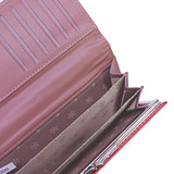 Sleek and Stylish Maroon Wallet for Ladies