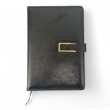 Personalised A5 Black Notebook & Metal Pen Set Box (Pen's colour may vary)