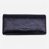 Elegant Bi-Fold Black Ladies Purse
