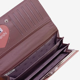 Elegant Bi-Fold Black Ladies Wallet