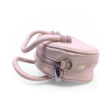 Stylish Pink Hand Bag With Shoulder Strap