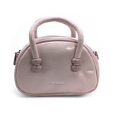 Stylish Pink Hand Bag With Shoulder Strap