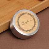 Beautiful Sister Printed on Bamboo Water Bottle and Name Printed on Lid Cover