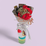 Perfect Wine & Rose Duo with You Are The Best Tag