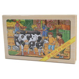 4 in 1 Wooden Picture Puzzles - Farm