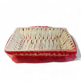 Small Charming Red Net Metal Basket (5-8 items)