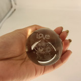 Romantic Couple Love Crystal Ball Lamp