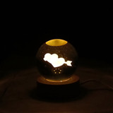 Double Heart Crystal Ball Lamp – Light Up Your Heart’s Desire