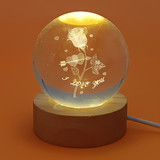 Timeless Bond: Forever Crystal Globe (Design may vary)