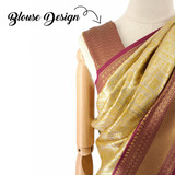Traditional Kanjivaram Banarasi Silk Saree with Unstitched Blouse