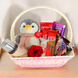 Penguin Love: Perfume, Chocolates & Sweet Surprises for Her