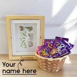 Sweet Memories in a Frame: Personalized Photo & Chocolates