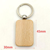 Personalized Wooden Keyring with Free Engraving for Valentine's Day (Double Side Print)